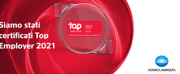 Konica Minolta Italia nominata Top Employer 2021