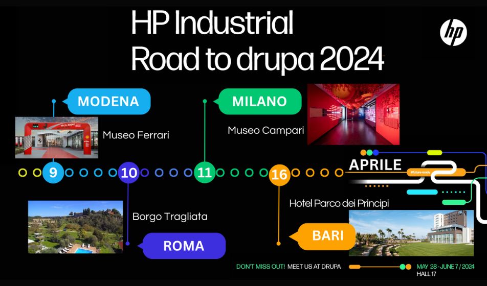È il momento di registrarsi all’HP Industrial Road to drupa