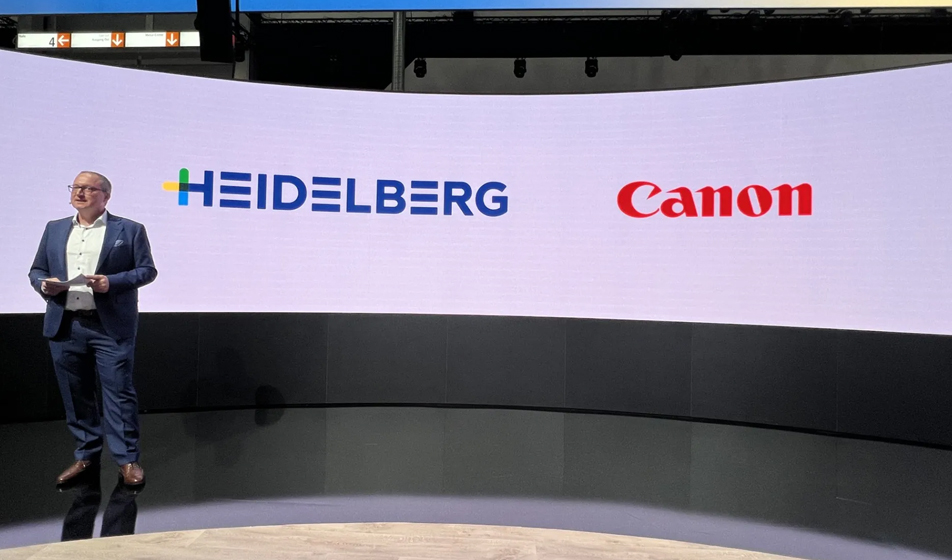 Canon e Heidelberg annunciano una cooperazione globale nella stampa inkjet a foglio