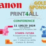 Canon è Gold Sponsor della Print4All Conference 2024