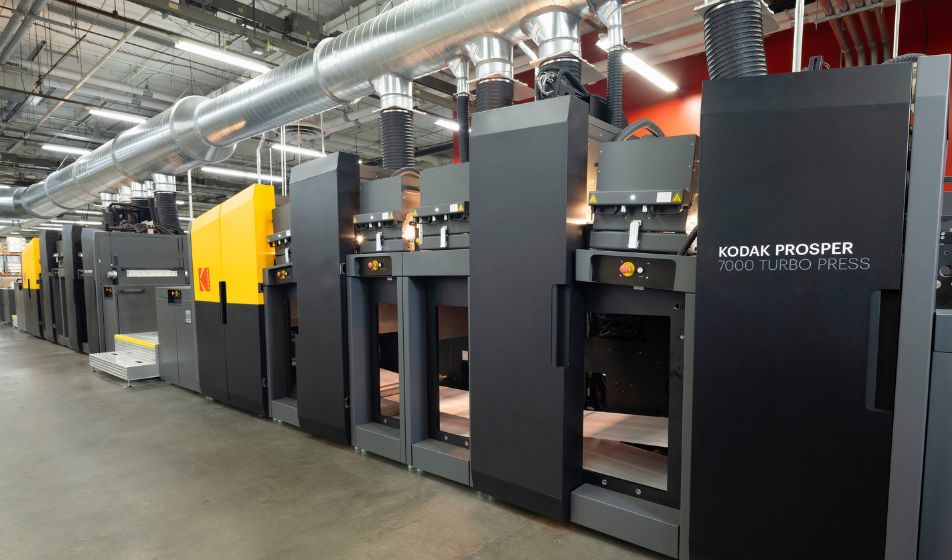 Kodak PROSPER 7000 Turbo Press debutta in Europa